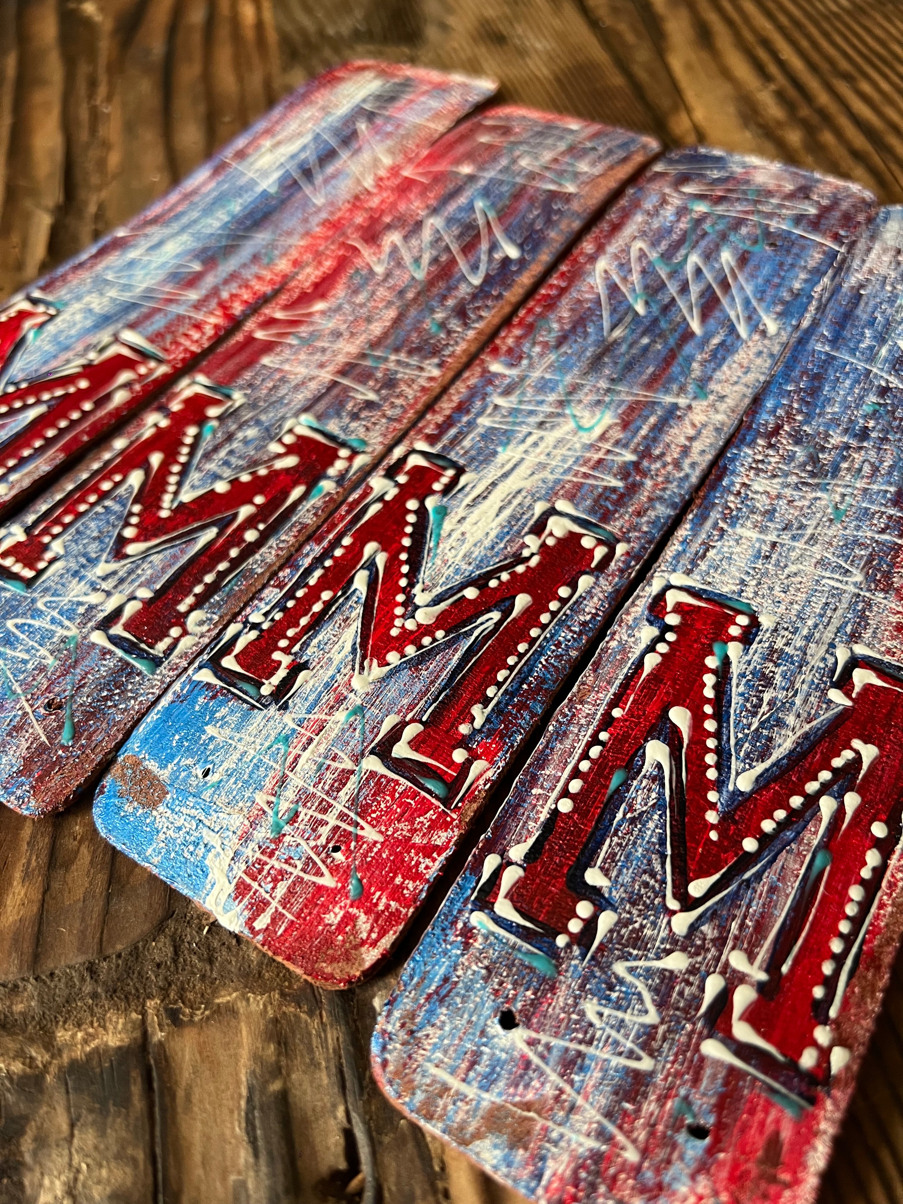 9" Sports Hand Painted Cuffs