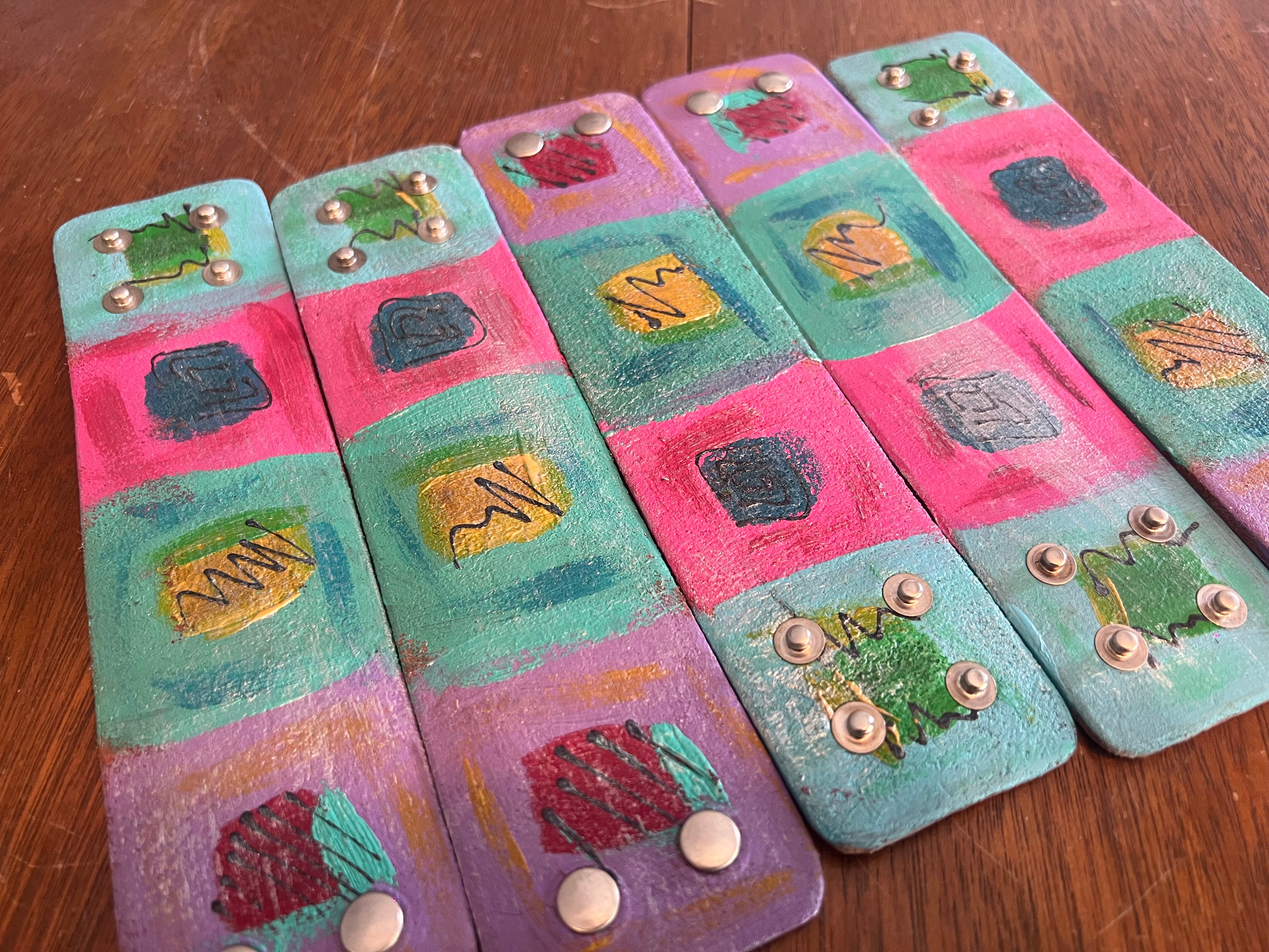 9" Hand Painted Cuffs