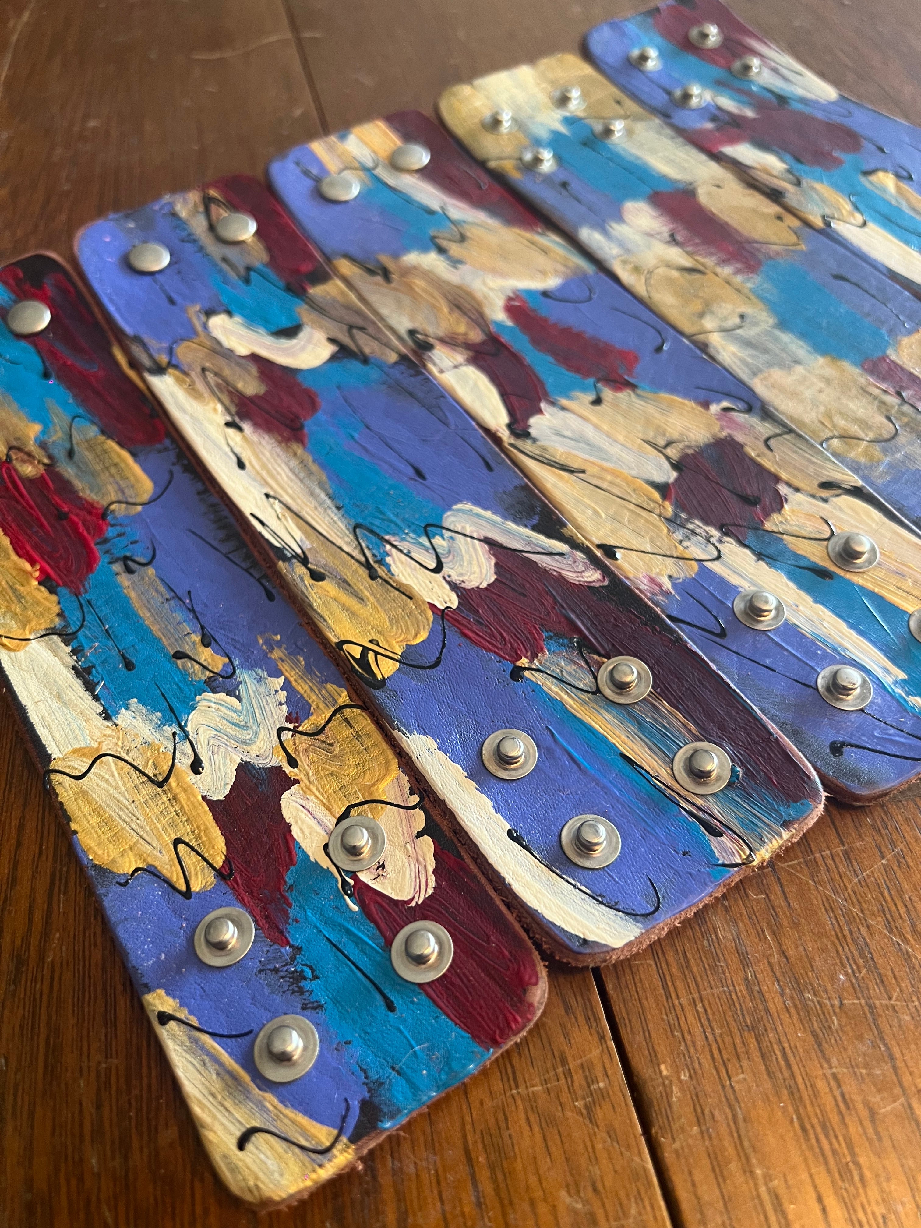 9" Hand Painted Cuffs