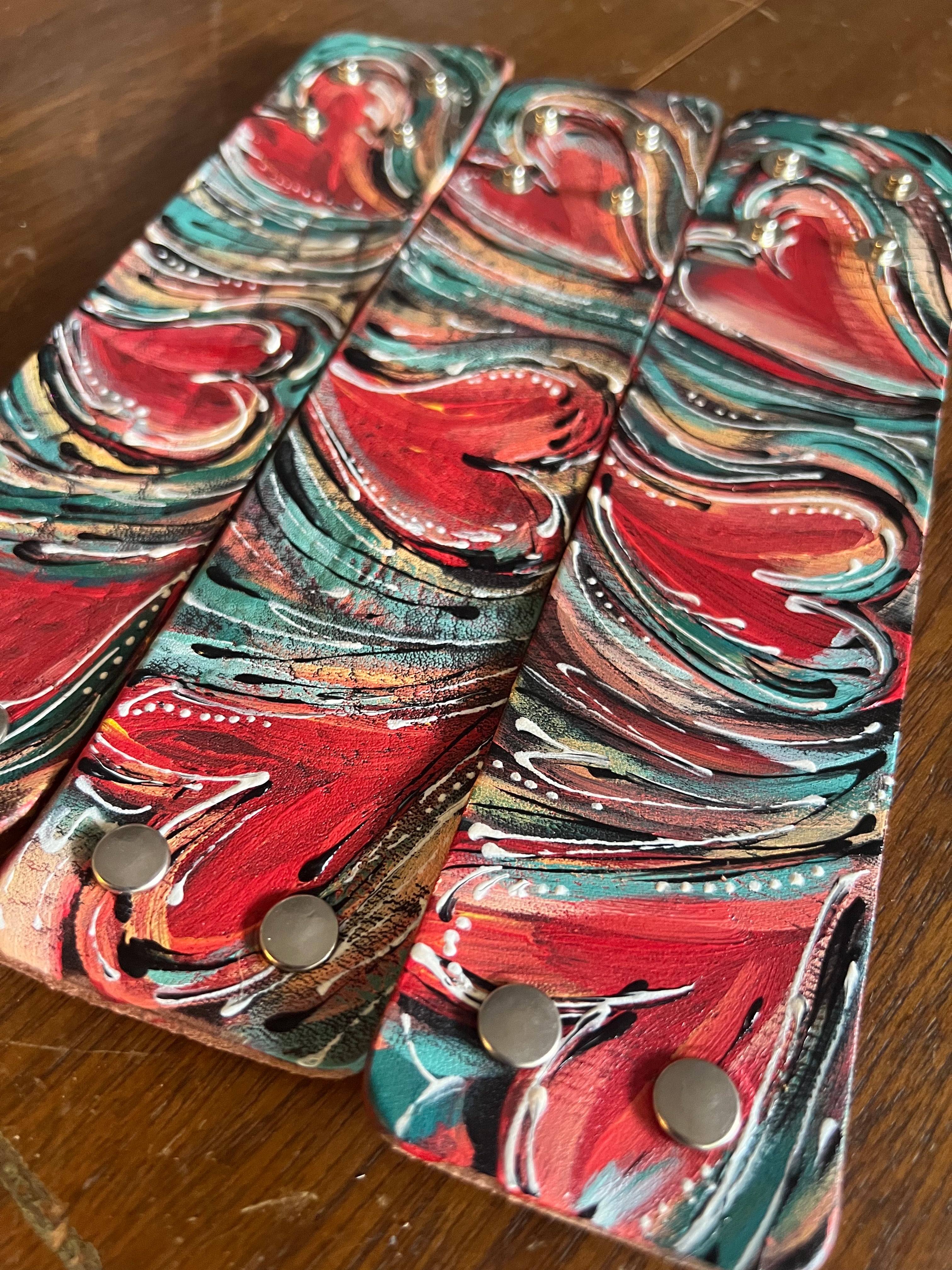 9" Hand Painted Cuffs