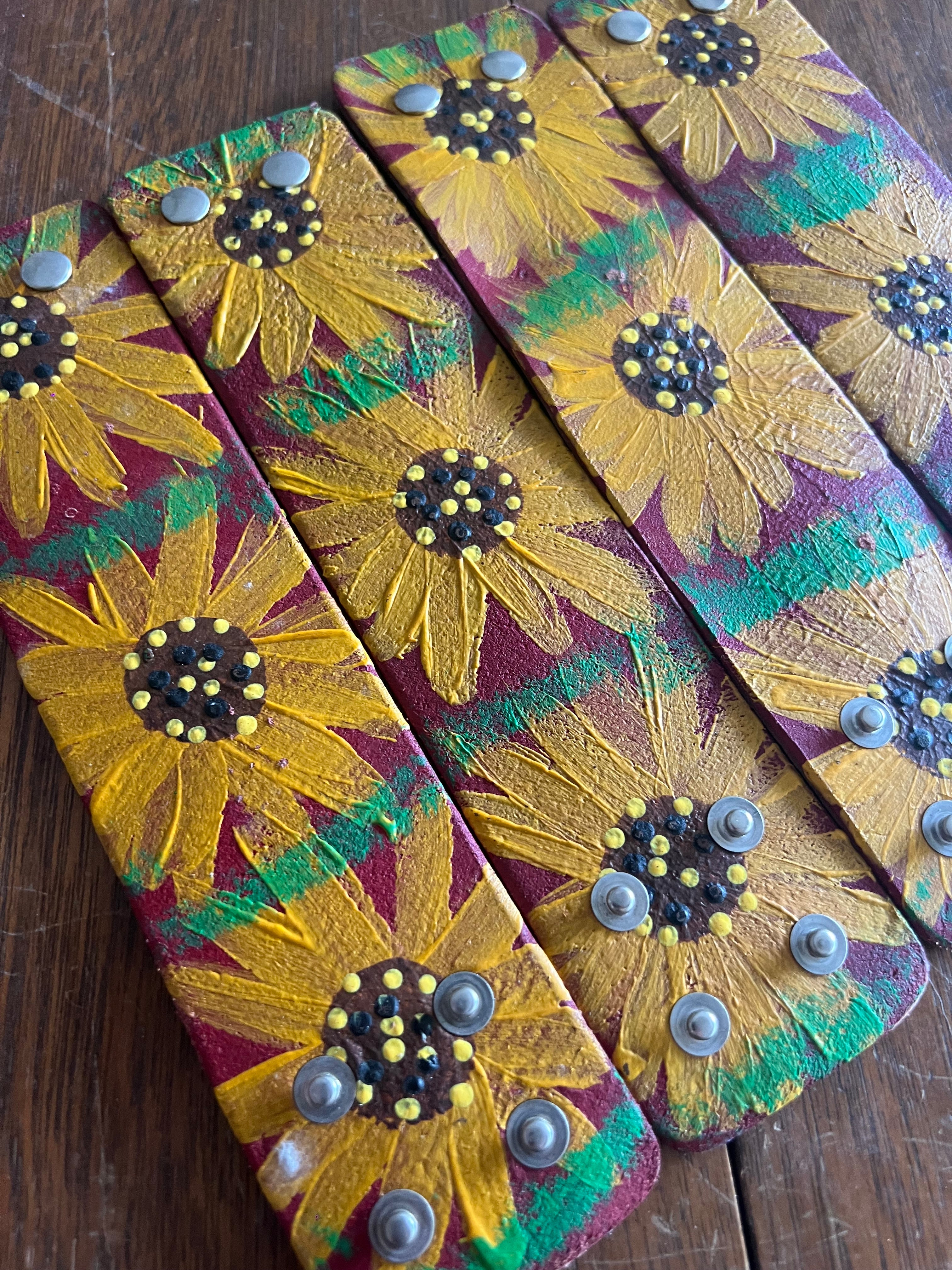 9" Hand Painted Cuffs