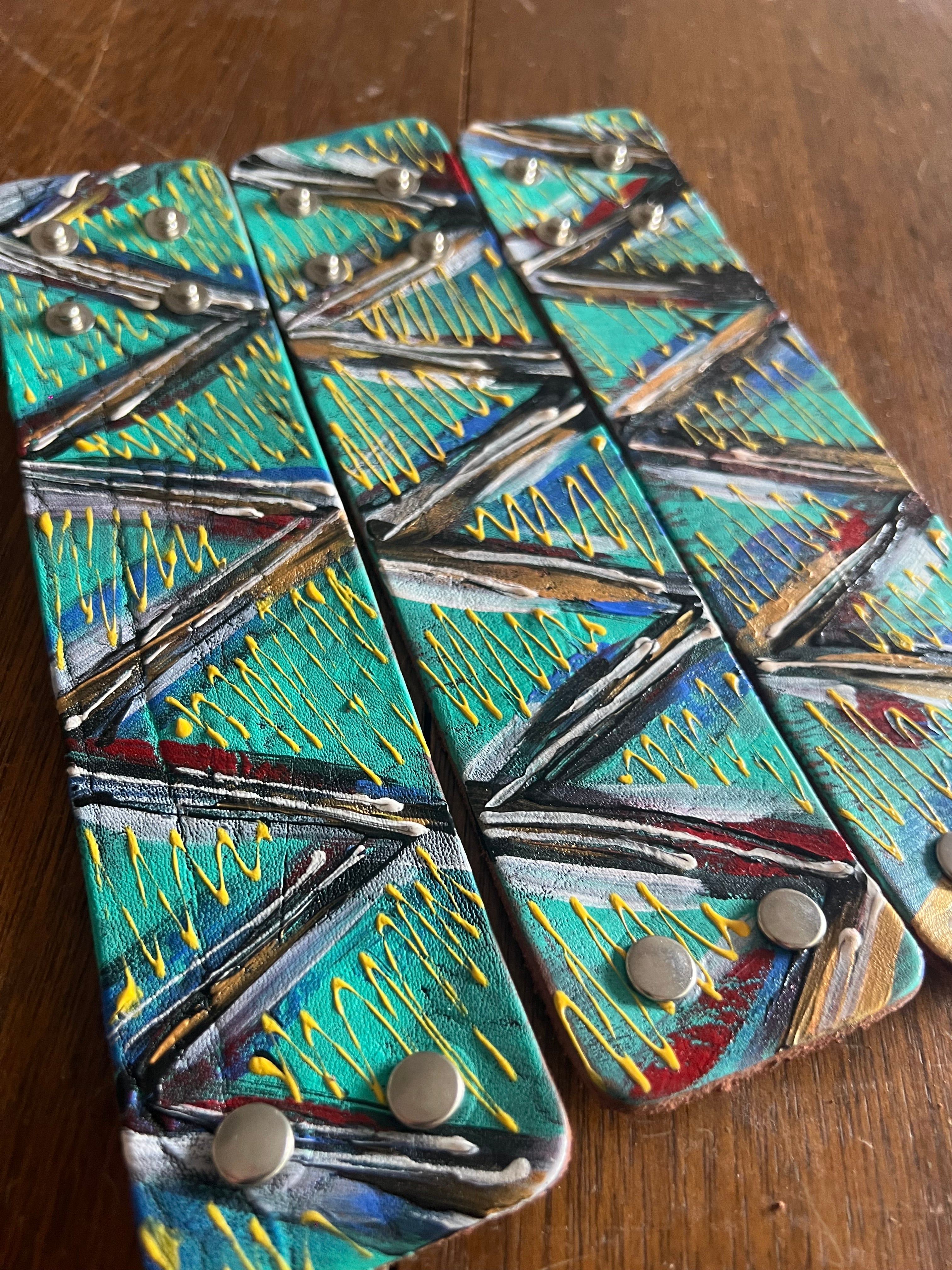 9" Hand Painted Cuffs