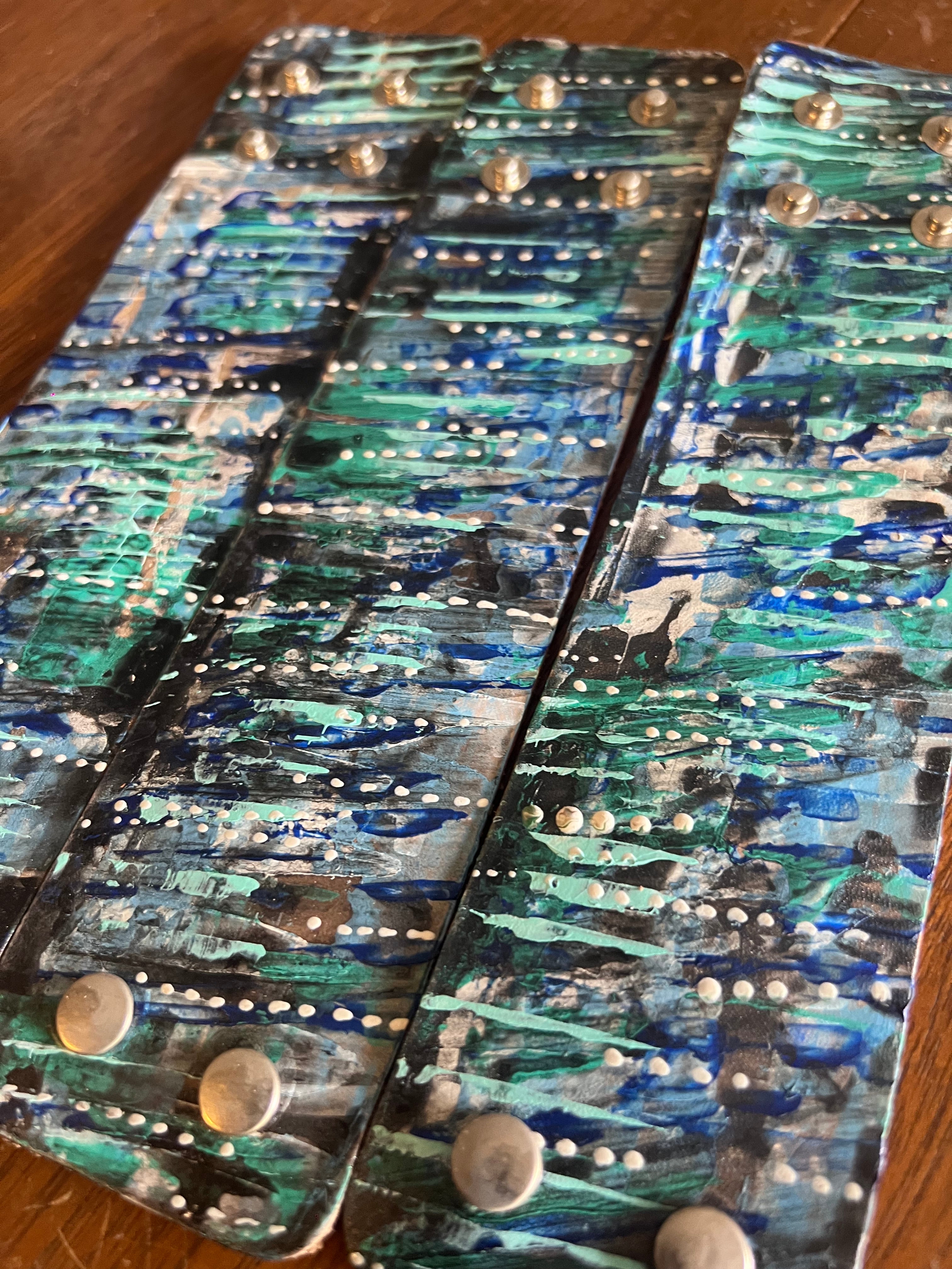 9" Hand Painted Cuffs