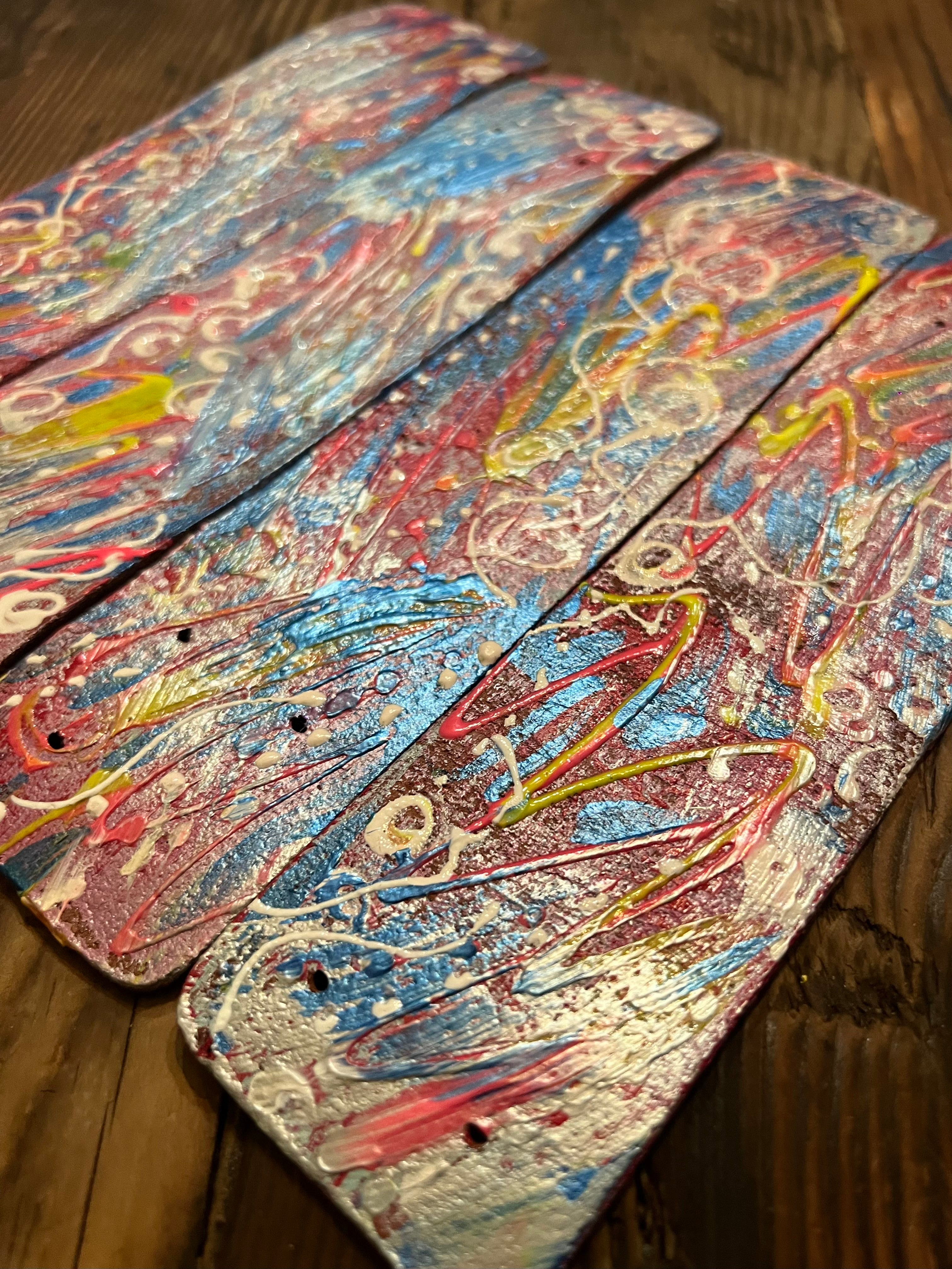 9" Hand Painted Cuffs