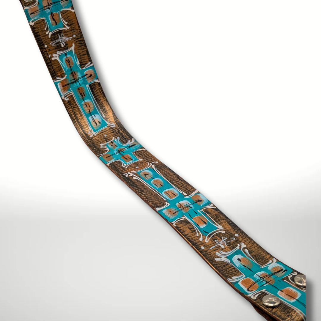 Timeless Crosses Black 24" Strap