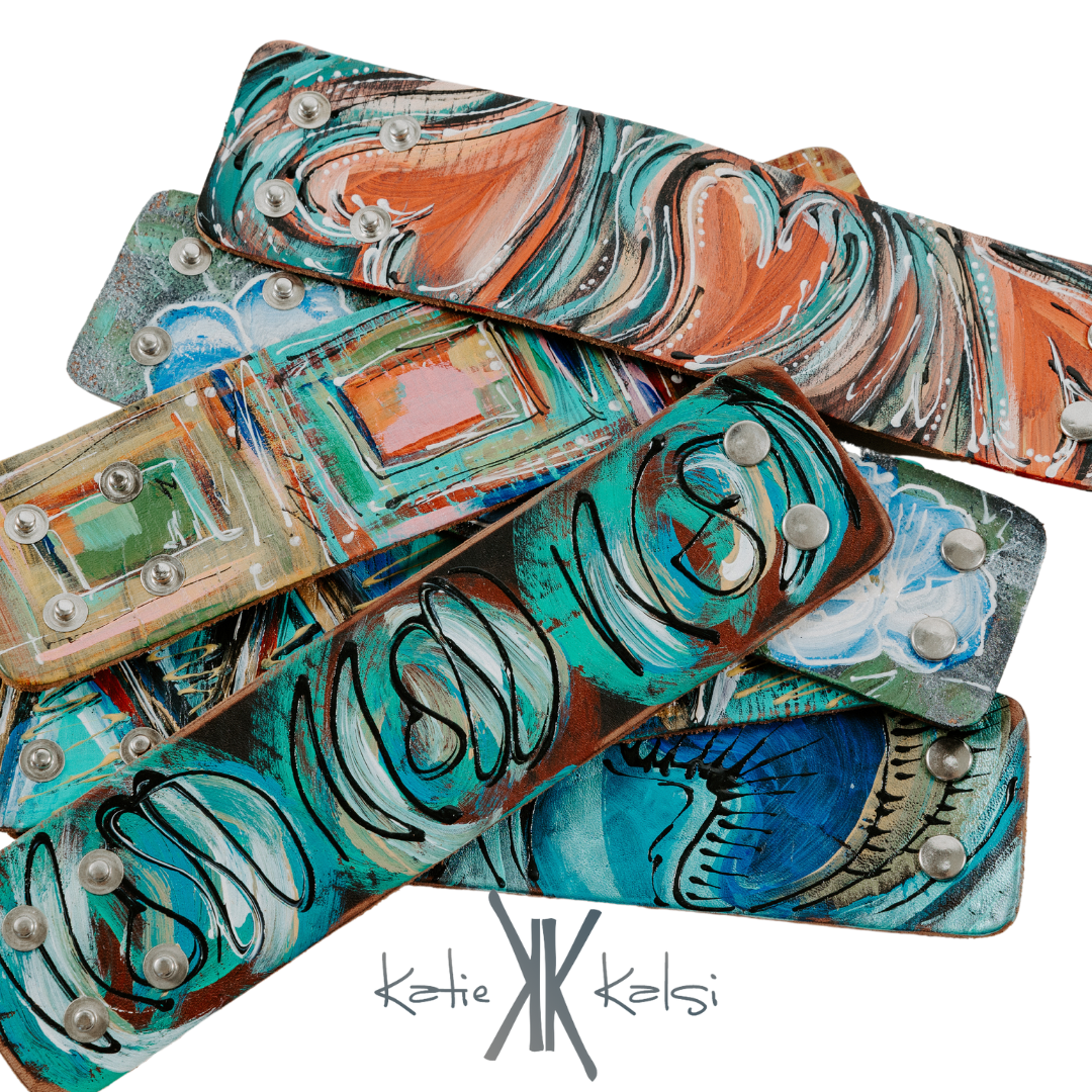 9" Hand Painted Cuffs