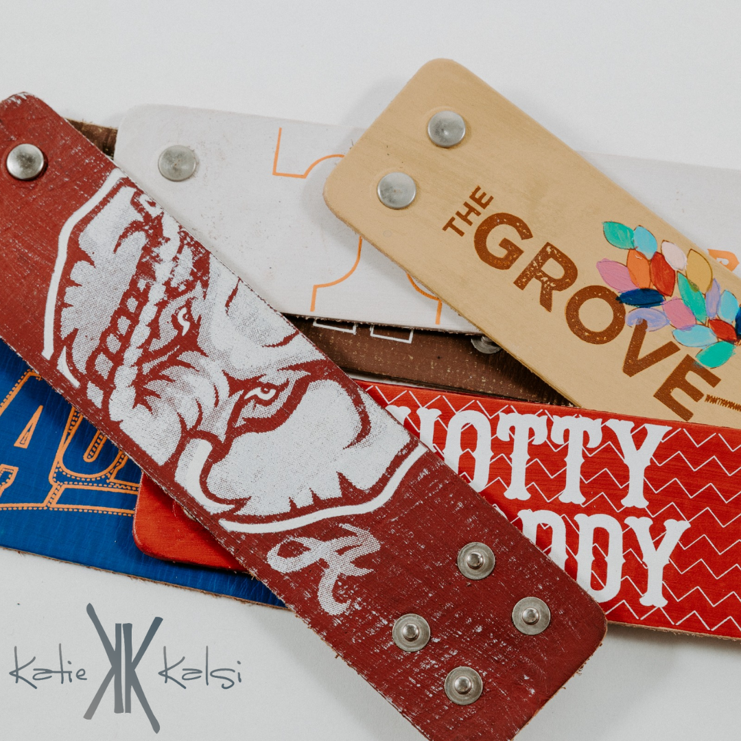 9" Sports Hand Painted Cuffs