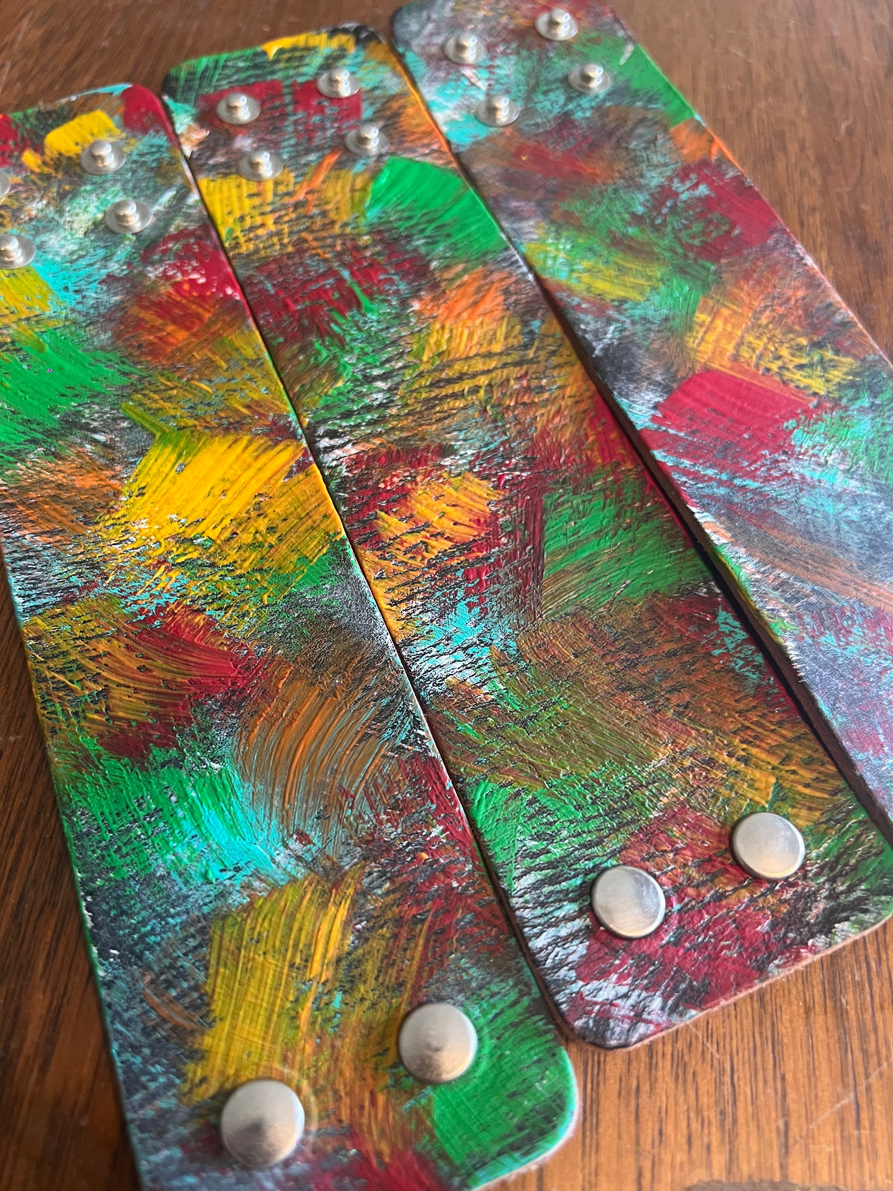 9" Hand Painted Cuffs