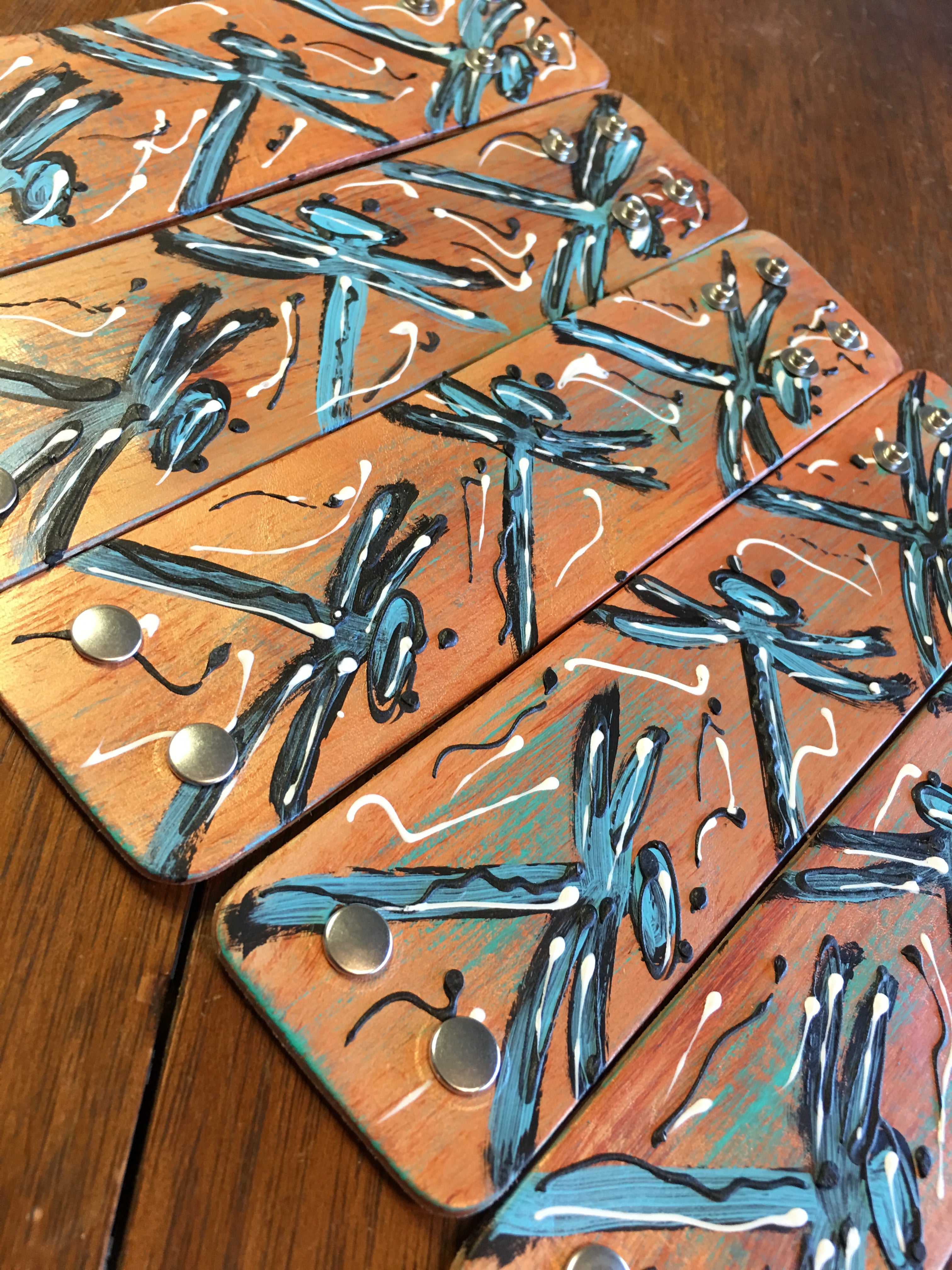 9" Hand Painted Cuffs