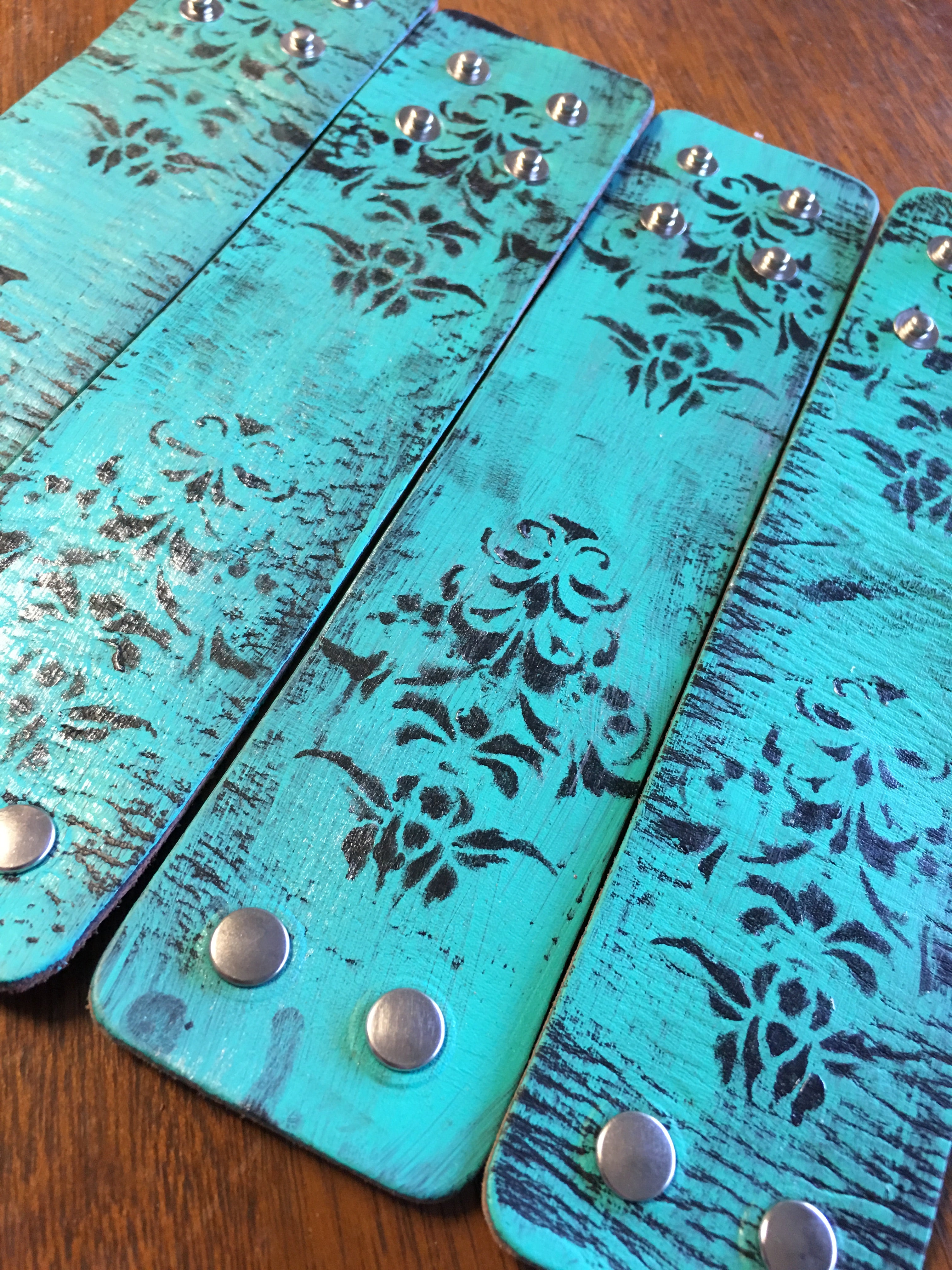 9" Hand Painted Cuffs