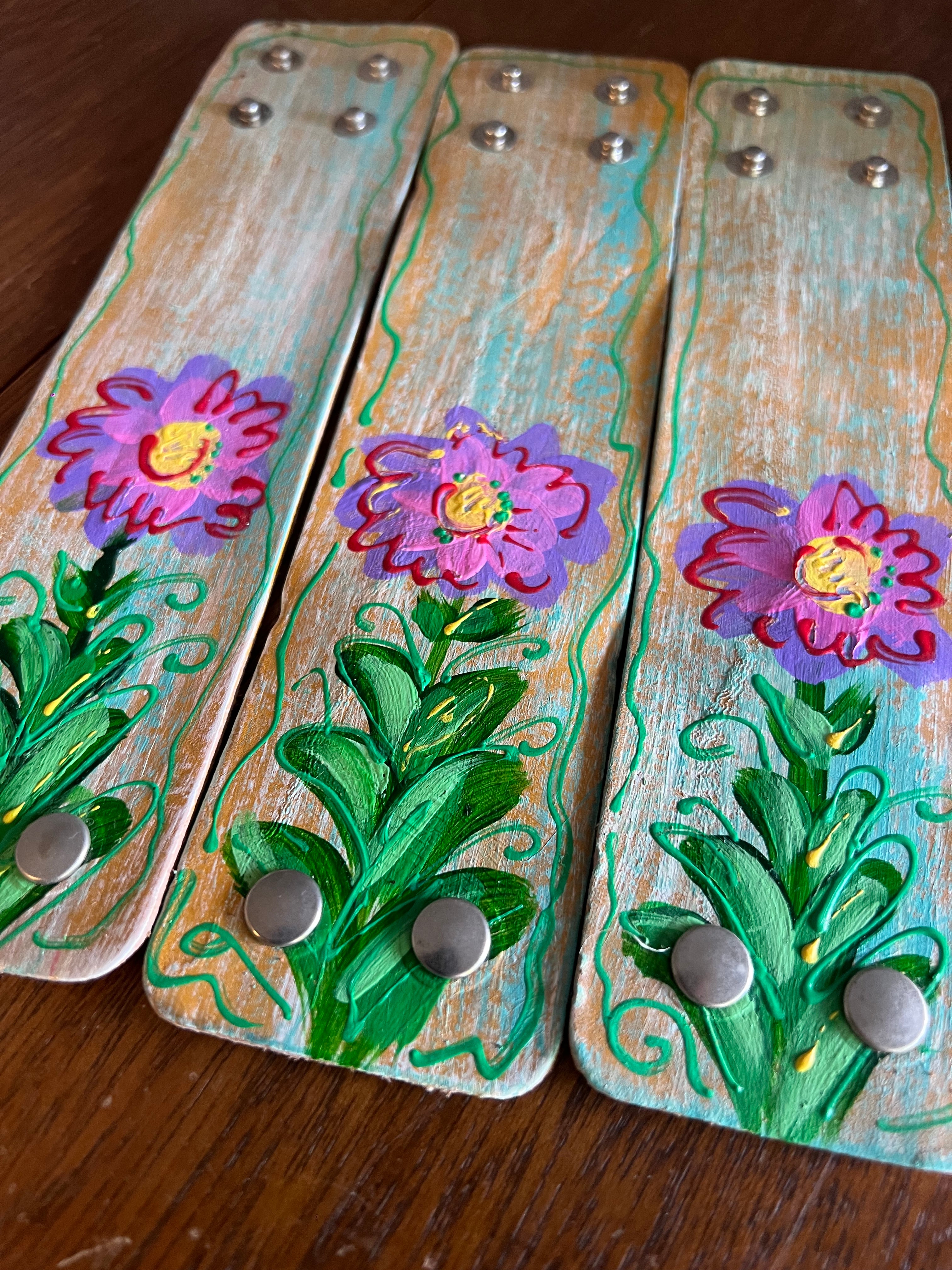 9" Hand Painted Cuffs