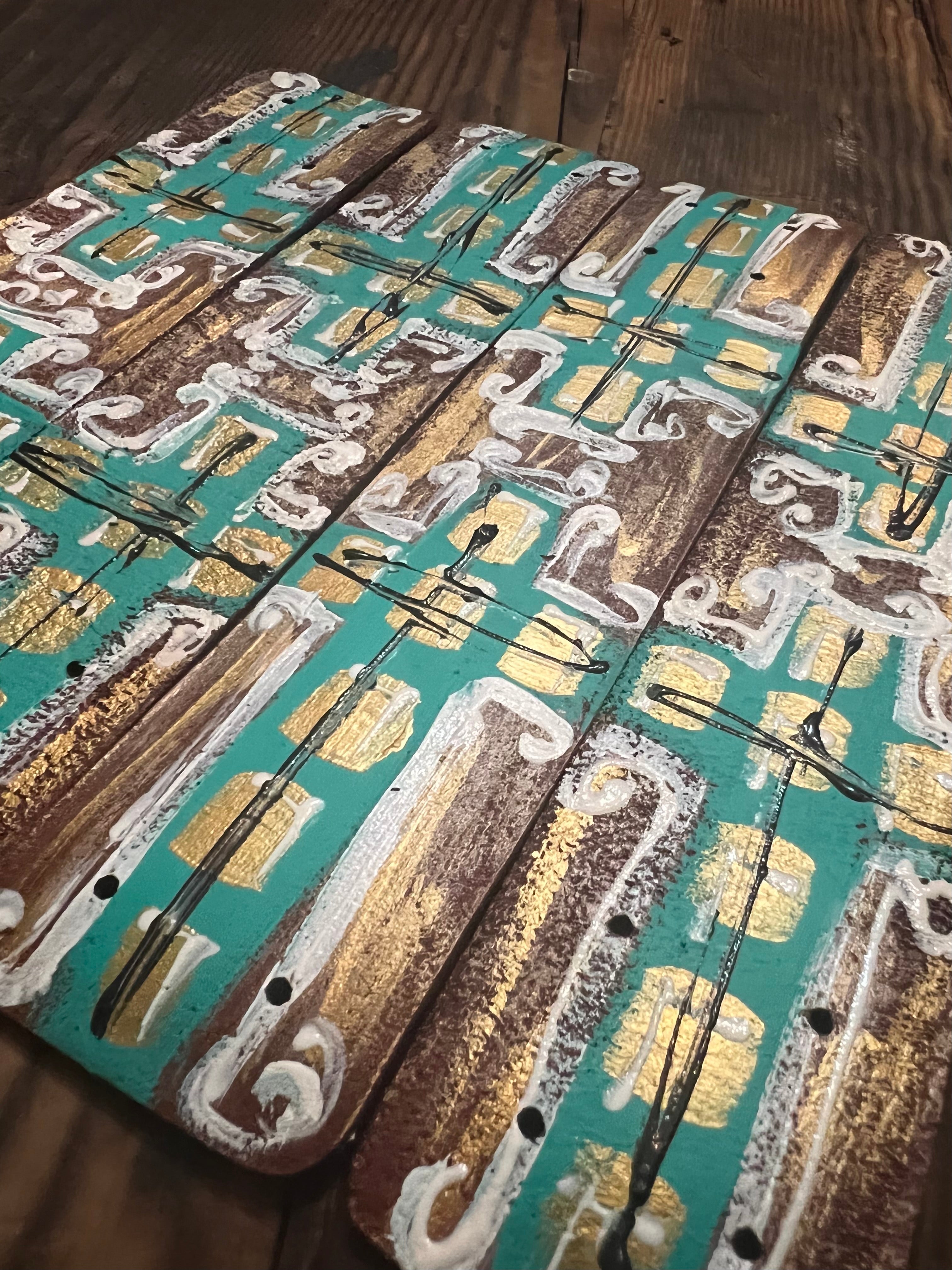 9" Hand Painted Cuffs